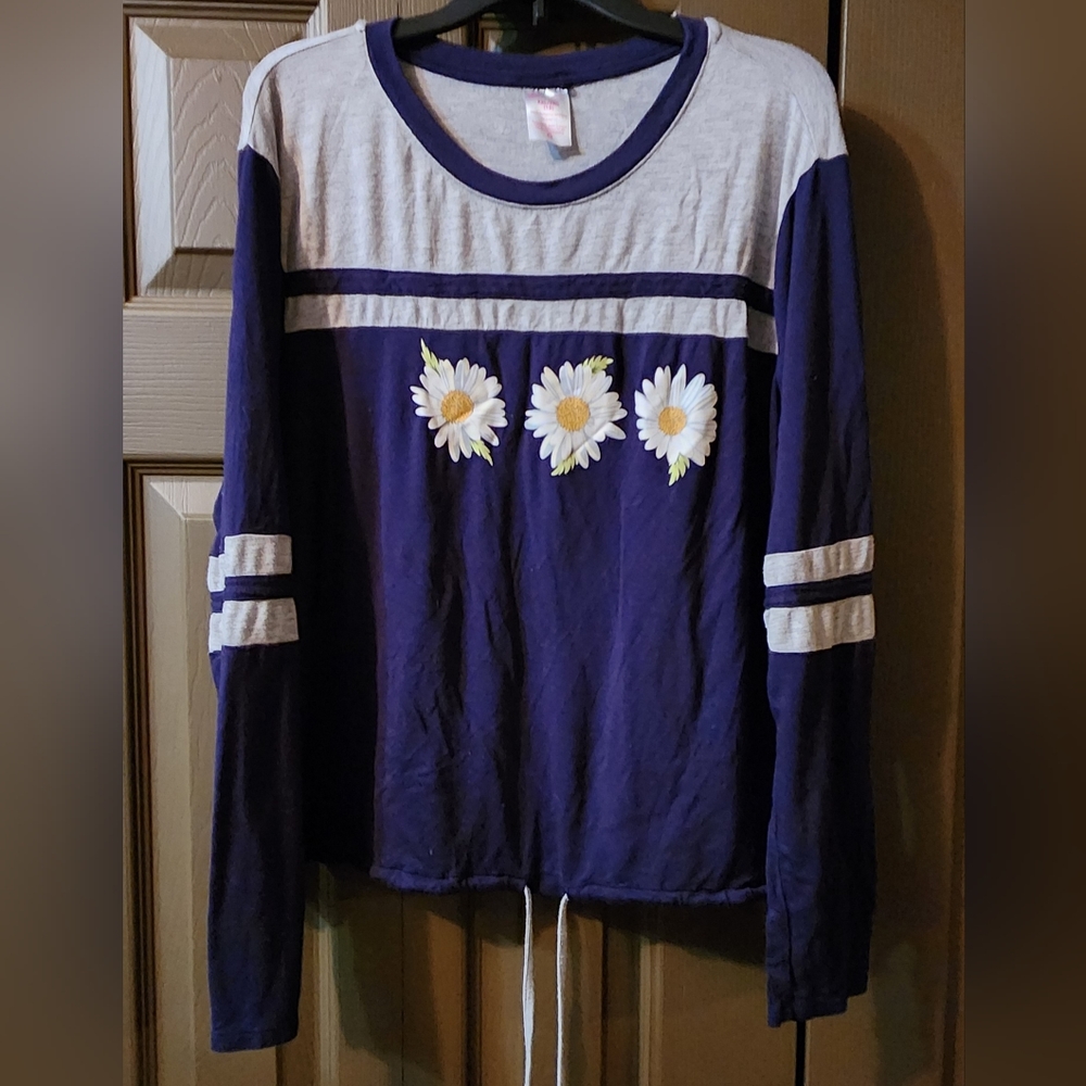 No Boundaries, Womens XXL, long sleeve jersey t-shirt